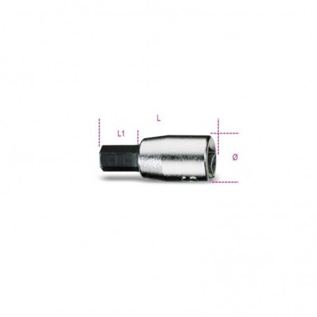 CHIAVE A BUSSOLA 2,5 MM A GIRAVITE ESAGONALE ATTACCO 1/4 900ME/2,5