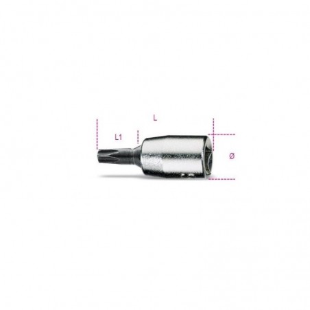 CHIAVE A BUSSOLA T10 TORX A GIRAVITE ATTACCO 1/4" 900TX/T10