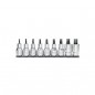 CHIAVE A BUSSOLA T20-T60 TORX SERIE 9 PEZZI ATTACCO 1/2 920TX/SB9