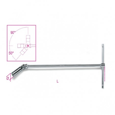 CHIAVE 16 MM PER CANDELA DI ACCENSIONE SNODATA 959/16