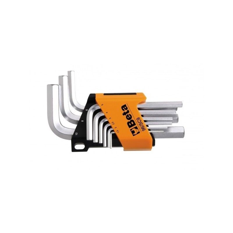 CHIAVE 1,5-10 MM MASCHIO ESAGONALE SERIE 9 PEZZI CON SUPPORTO 96/SC9