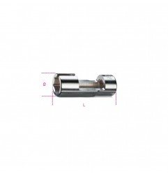 CHIAVE A BUSSOLA 110 MM PER SONDA LAMBDA ATTACCO FEMMINA 1/2" BETA 960SL110