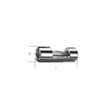 CHIAVE A BUSSOLA 110 MM PER SONDA LAMBDA ATTACCO FEMMINA 1/2" BETA 960SL110