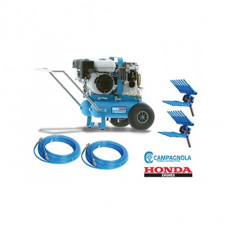 KIT MOTOCOMPRESSORE MC360 MOTORE HONDA GP160 4,8 HP (2 TUONO INCLUSI)