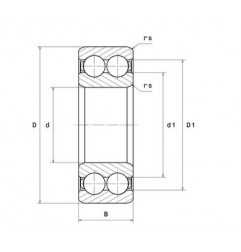 CUSCINETTO 50X90X23  2 CORONE DI SFERE 4210