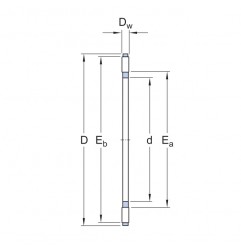 CUSCINETTO 40X60X3 ASSIALE AXK 4060