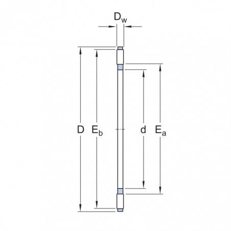 CUSCINETTO 40X60X3 ASSIALE AXK 4060