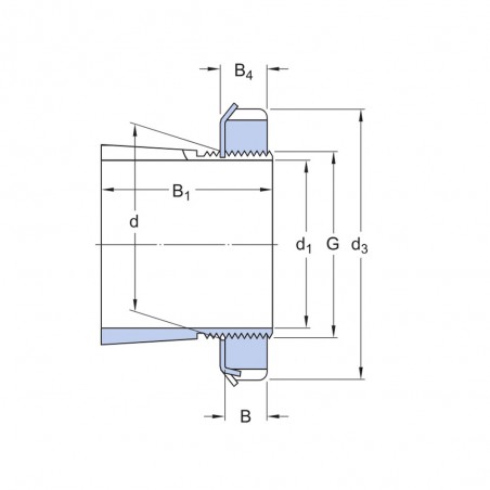 BUSSOLA DI TRAZIONE 70X105X59 H316 SKF