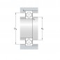 CUSCINETTO 65X140X33 1 CORONA DI SFERE CONTATTO OBLIQUO QJ313MPA FAG