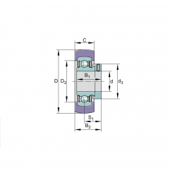 CUSCINETTO 30X72.2X23/38.2 PER SUPPORTO RABRB30/72 INA