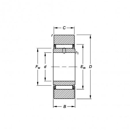 RULLO DI CONTRASTO  25X52X16 STO 25