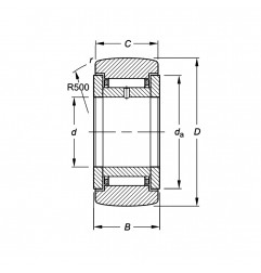 RULLO DI CONTRASTO 40X80X20 STO 40 ZZ