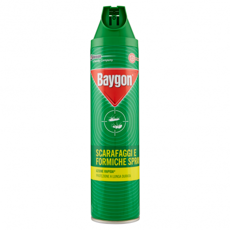 INSETTICIDA SPRAY SCARAFAGGI E FORMICHE BAYGON 400 ML