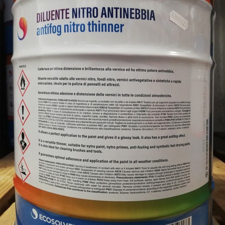 DILUENTE NITRO EXTRA (LAVAGGIO) ECO SOLVENT 20 LT