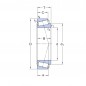 CUSCINETTO 15X35X11.75 A RULLI CONICI 30202 IND. ISB