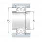 CUSCINETTO 10X30X14 2 CORONE DI SFERE CONTATTO OBLIQUO 3200 2RS ATN9 ISB