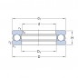 CUSCINETTO 12X26X9 ASSIALE A SFERE 51101 J9 ISB