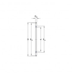 CUSCINETTO 12X26X2 ASSIALE AXK1226 ISB