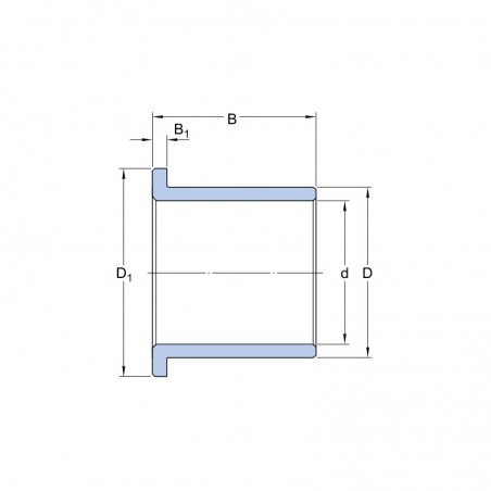 BOCCOLA 35X45X55X5X35 SINTERIZZATA FLANGIATA BNZF ISB