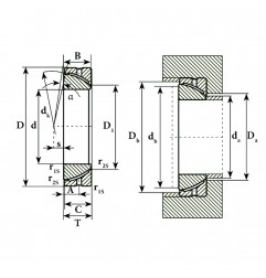 SNODO SFERICO 60X95X23 GAC 60 ISB