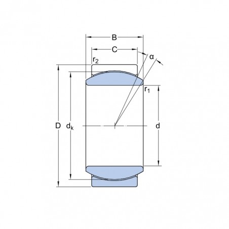 SNODO SFERICO 30X47X18/22 GE30C ISB