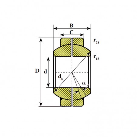 SNODO SFERICO 30X55X20/32 GEG30ES ISB