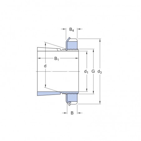 BUSSOLA DI TRAZIONE 125X140X97 H3128 ISB