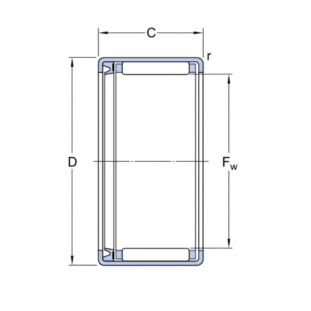 ASTUCCIO 8x12X10 A RULLINI HK0810 RS ISB-NBS