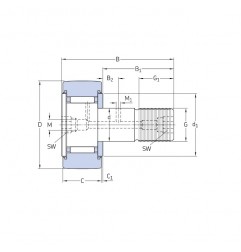 PERNO FOLLE 22X10X36 KR22PP ISB