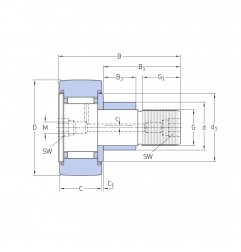 PERNO FOLLE 35X16X52 KRE35PP ISB