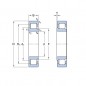 CUSCINETTO 20X47X14 A RULLI CILINDRICI NJ204 ECM ISB