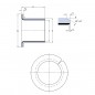 BOCCOLA 12X14X7 AUTOLUBR. FLANGIATA SF-1F ISB