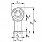 TESTA A SNODO 10X1,5 SENZA FORO DI LUBRIFICAZIONE TSF10C INOX ISB