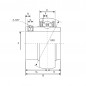 CUSCINETTO 25X52X17/34 PER SUPPORTO UC205 ISB