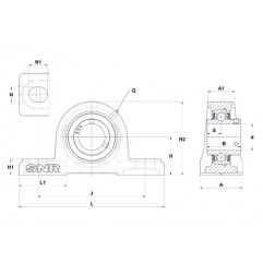 SUPPORTO FORO 120 RITTO UCP324 ISB