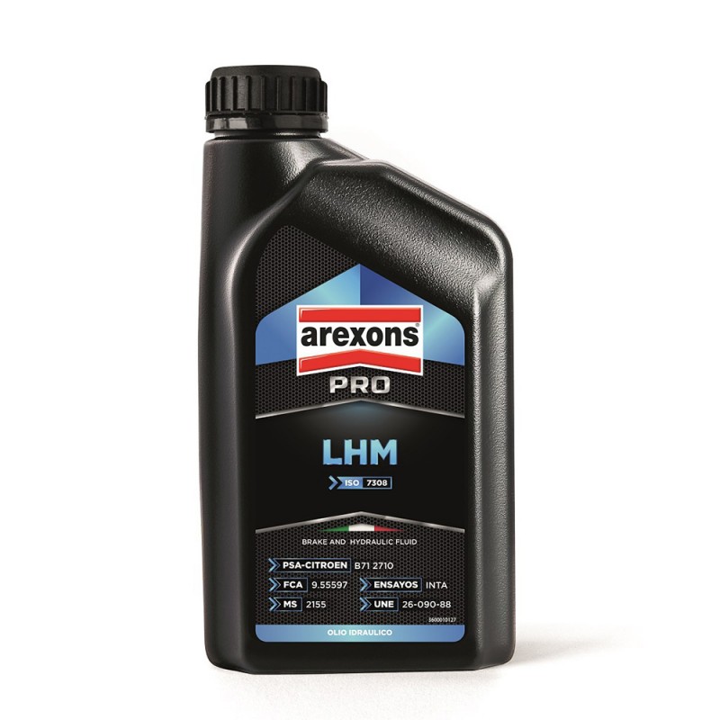 OLIO IDRAULICO E PER CIRCUITI FRENANTI LHM PLUS VERDE LT.1 AREXONS 99011