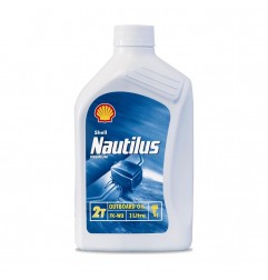 OLIO MISCELA SINTETICO NAUTILUS 2T MOTORI MARINI OUTBOARD SHELL 1 LT