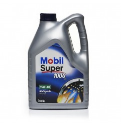 OLIO MOTORE MOBIL SUPER 1000 15W40 - 5 LT