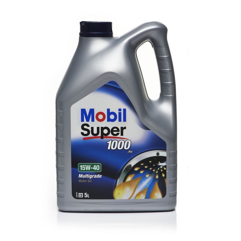 OLIO MOTORE MOBIL SUPER 1000 15W40 - 5 LT