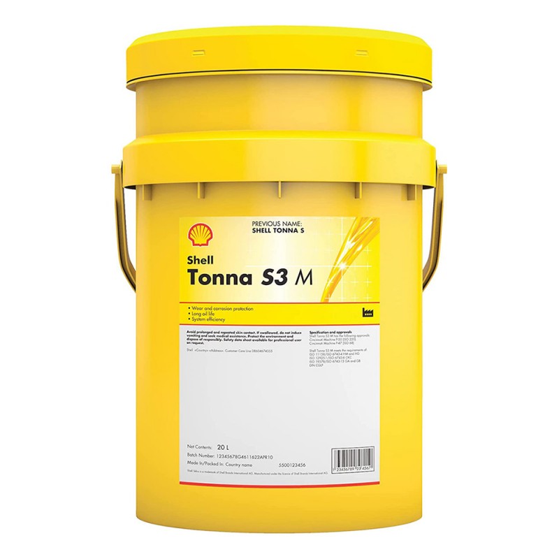 OLIO PER GUIDE SLITTE TONNA S3 M68 LT.20 SHELL