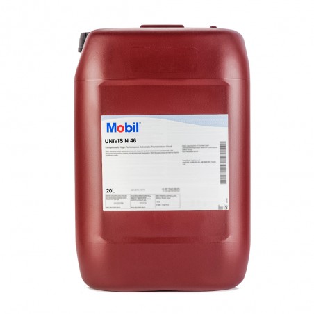 OLIO IDRAULICO HV UNIVIS N 46 (TELLUS T 46) MOBIL 20 LT