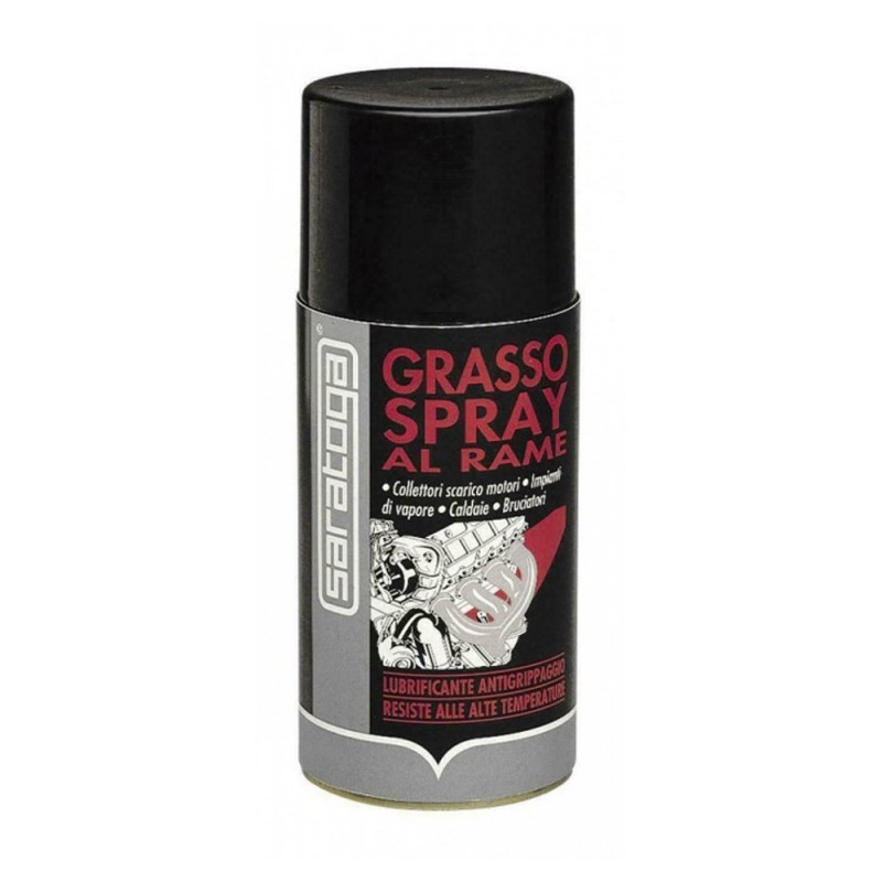 GRASSO SPRAY AL RAME ANTIGRIPPAGGIO RESISTENTE 1000°C 300 ML SARATOGA