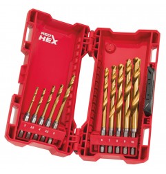 SET 10 PUNTE HSS-G REDHEX DA 3 A 10 MM. 48894759