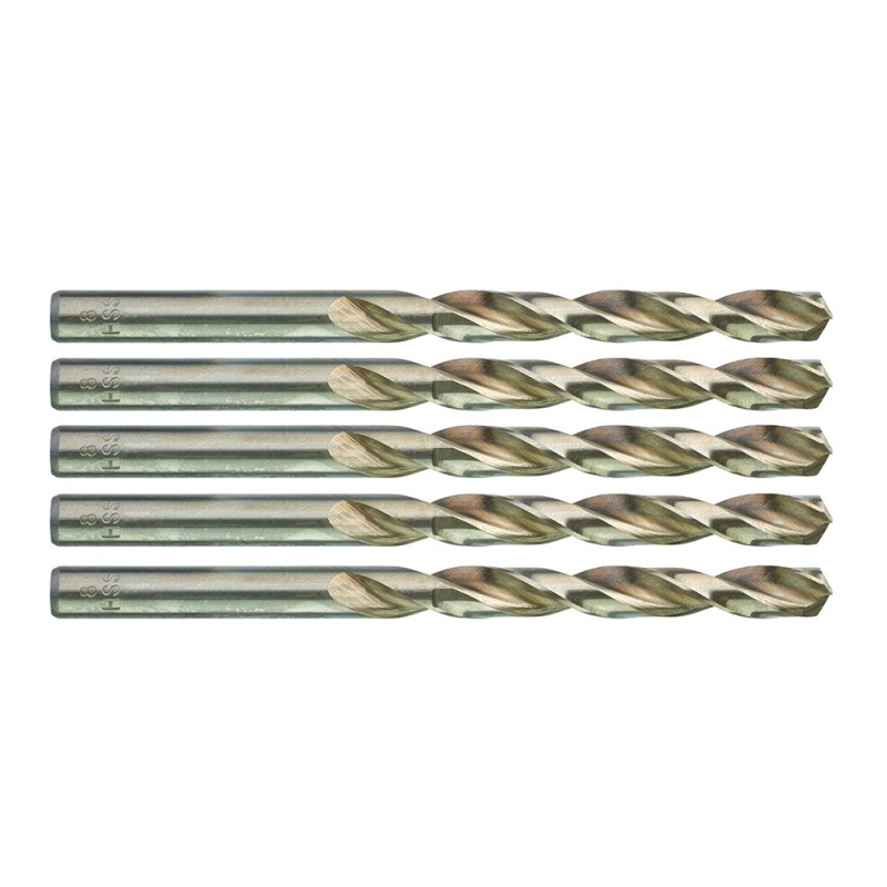 SET 5 PUNTE METALLO HSS-G 8X117 MM. 4932352395