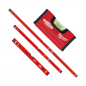 KIT 4 LIVELLE SLIM 10 - 60 - 120 - 180 CM MILWAUKEE 4932478898