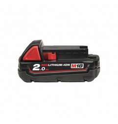 BATTERIA MILWAUKEE 18V 2Ah LITIO ORIGINALE M18B2