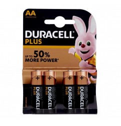 BATTERIA DURACELL PLUS STILO AA ALCALINE 4PZ LR6