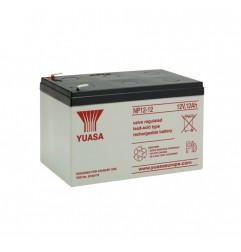 BATTERIA AL PIOMBO RICARICABILE 12V 12Ah YUASA 151x98xh97.5 MM. NP12-12 MKC