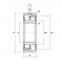 CUSCINETTO 35X72X23 ORIENTABILE A RULLI  22207EAW33C3 NTN