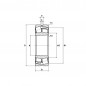 CUSCINETTO 100X165X52 ORIENTABILE A RULLI  23120 EAW33 C3 NTN